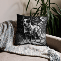 Australian Cattle Dog Throw Pillow product image (5)