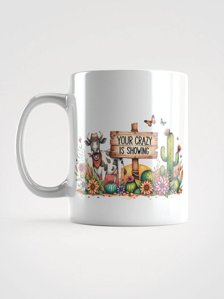 Whimsical Cow Crazy Is Showing Mug product image (2)
