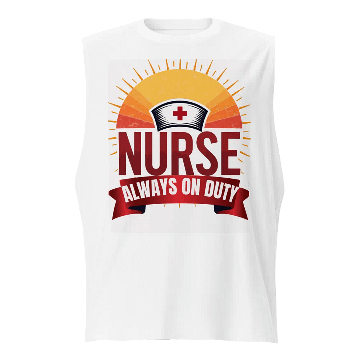 Sunshine Nurse Always On Duty Muscle Tank product image (5)