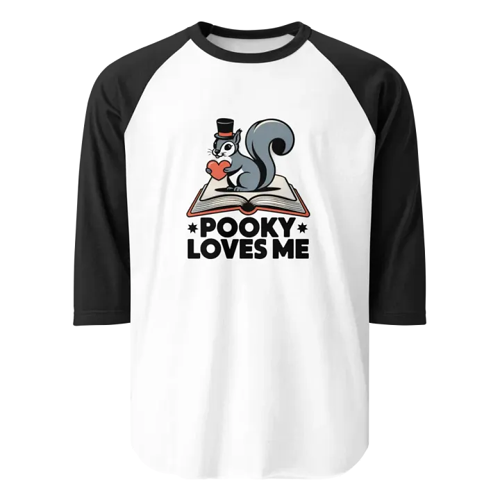 Pooky's Love Adventure Raglan Tee product image (1)