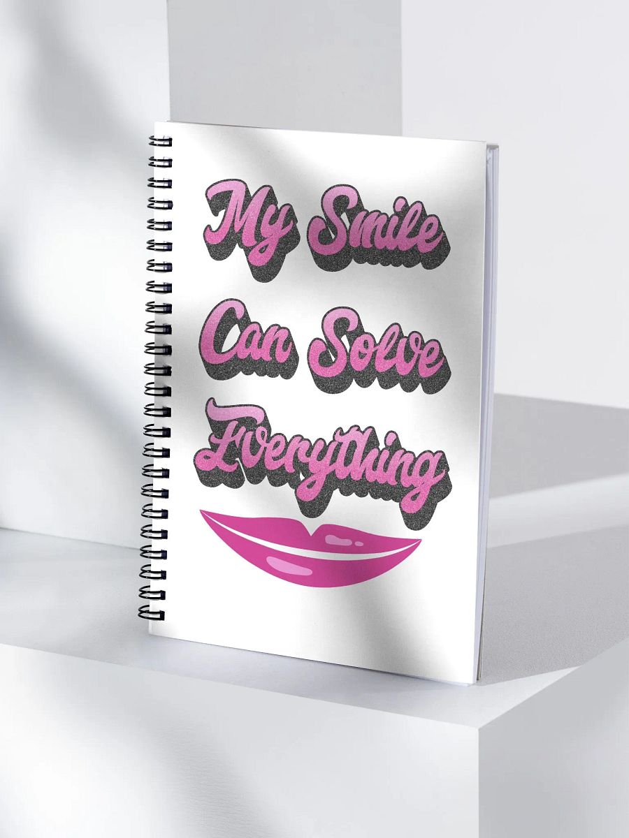 My Smile Can Solve Everything Spiral Notebook product image (4)