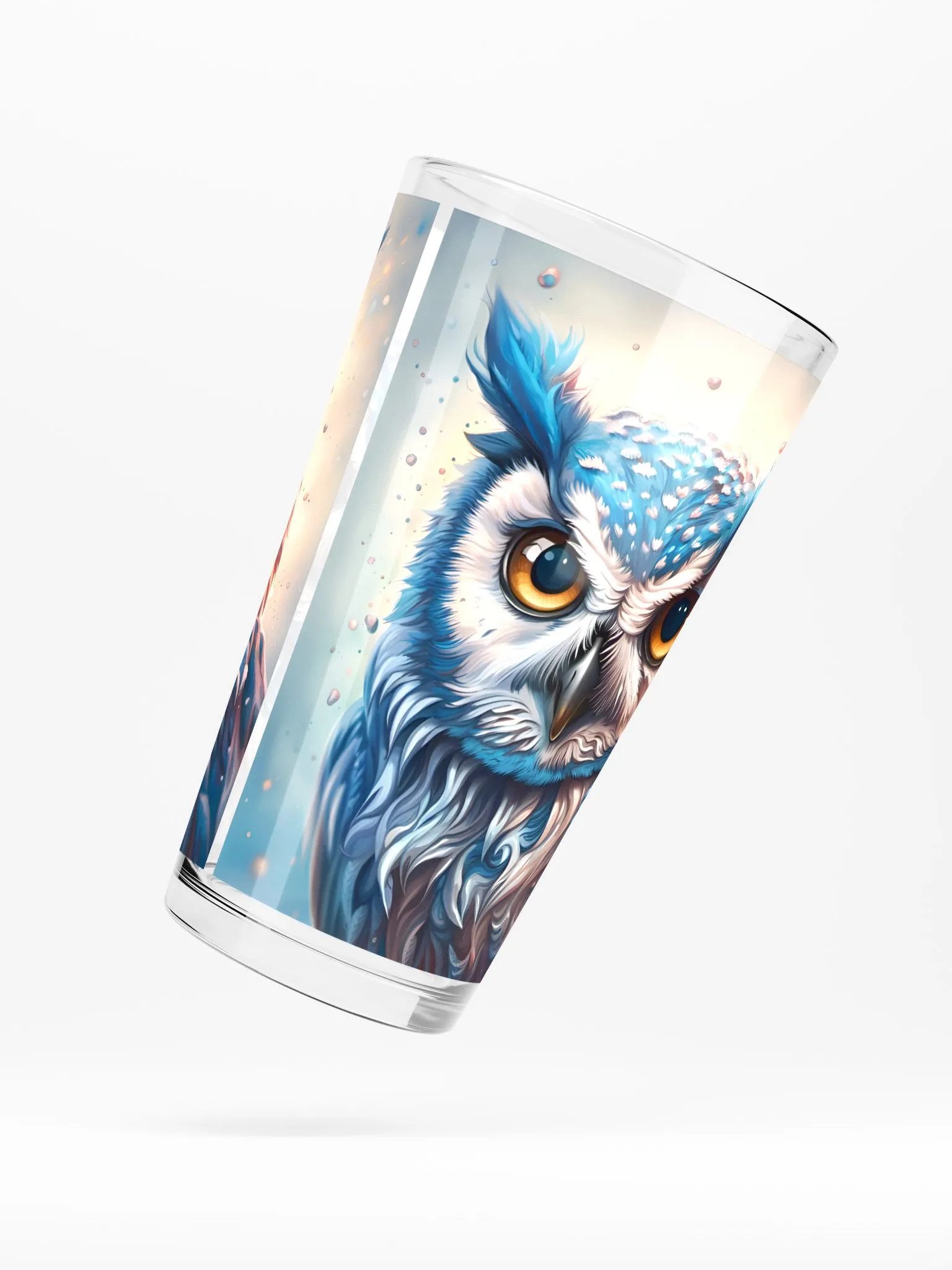 Blue Owl Pint Glass product image (5)