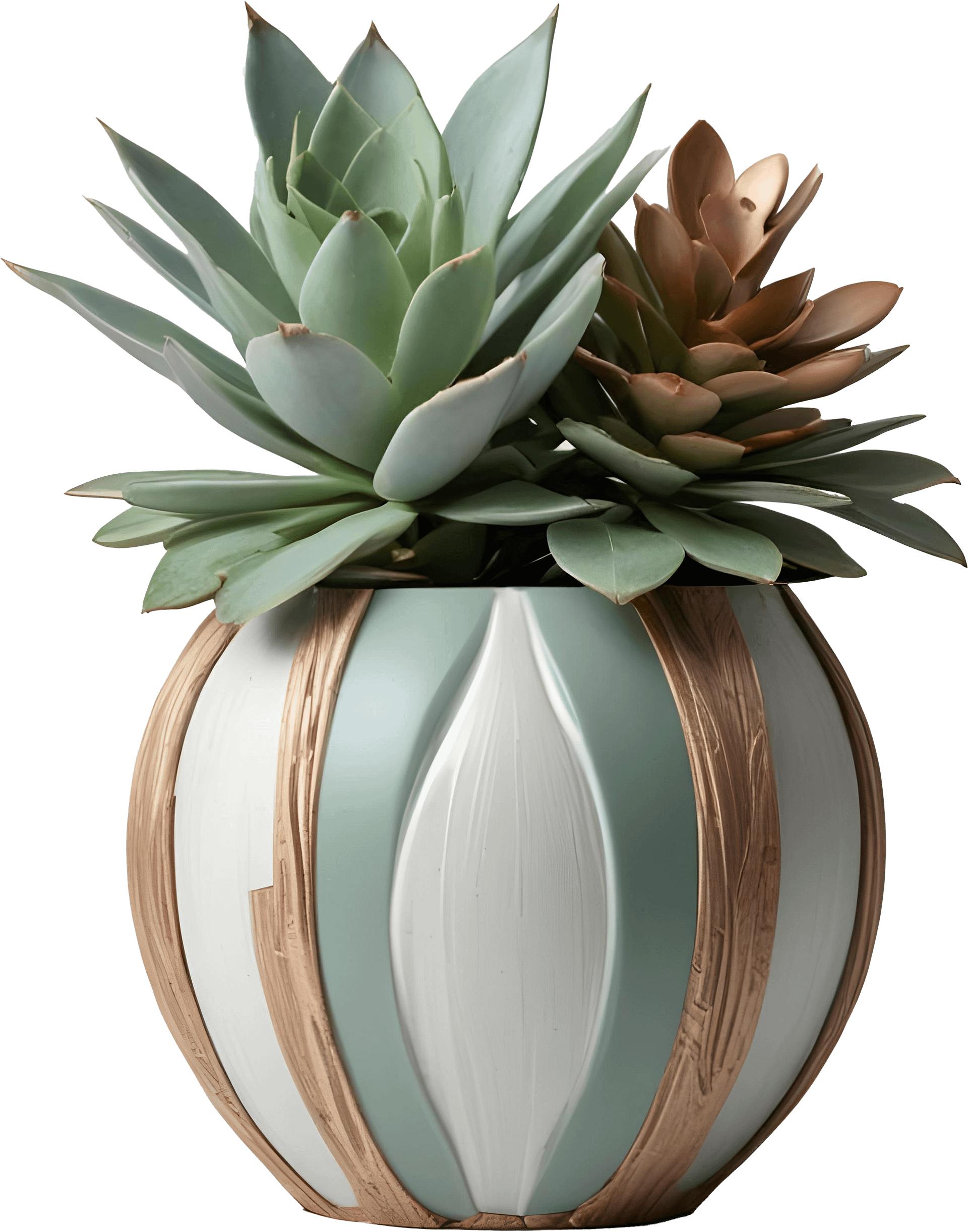Gatsby Grace – Sculpted Art Deco Vase PNG product image (1)