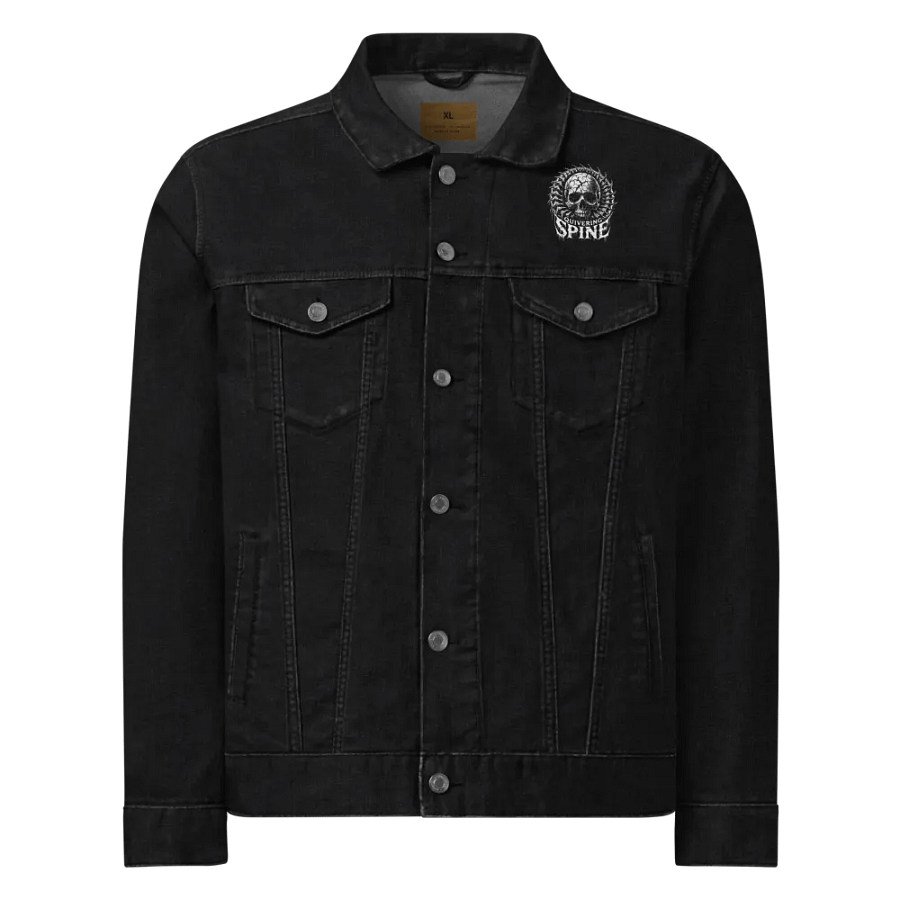 Quivering Spine Skull Denim Jacket product image (1)