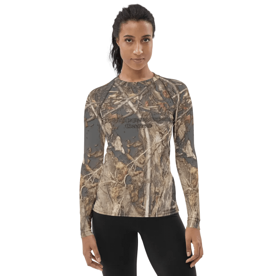 Women's Rash Guard - Dead Split - It Happennnns Camo product image (5)
