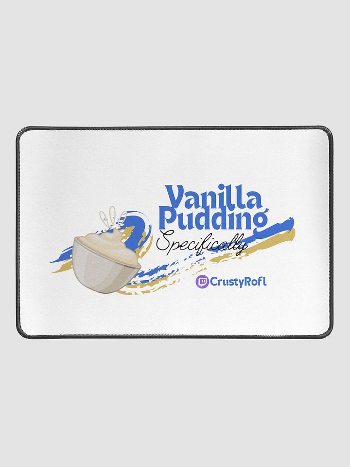 Vanilla Pudding Mouse/Desk Mat (Embroidered Edges) product image (1)