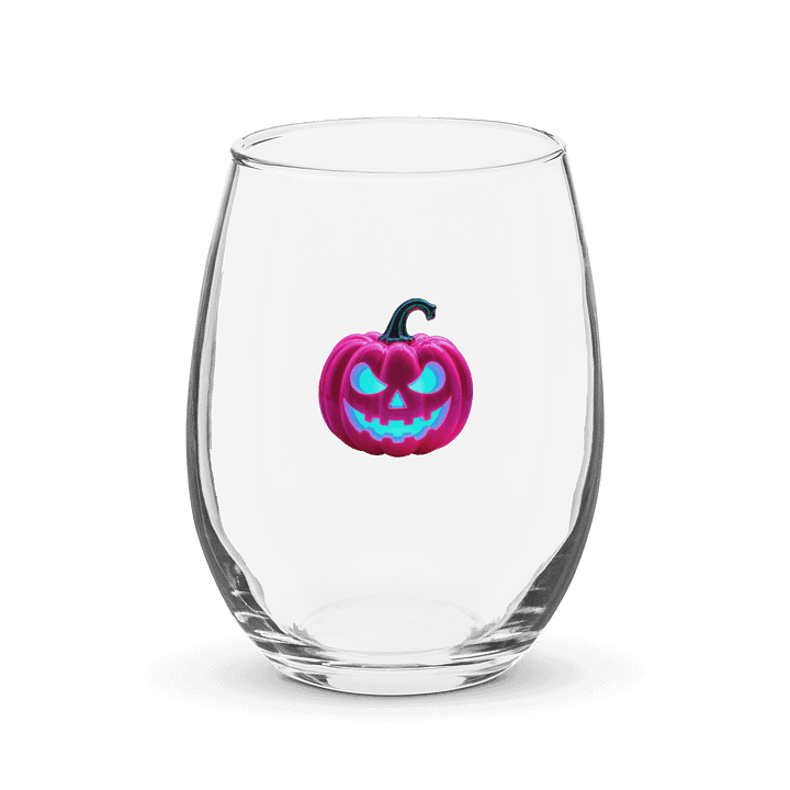 Andromeda Siren Halloween Jack-O-Lantern Wine Glass product image (1)