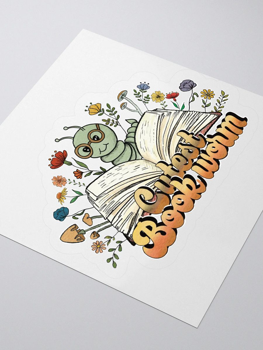 Book Worm Sticker product image (9)
