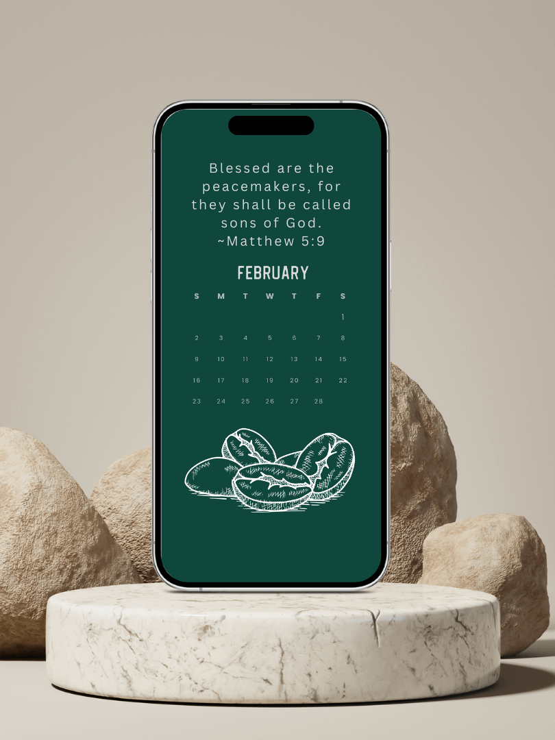 Verses of Peace 2025 Phone Calendar product image (1)