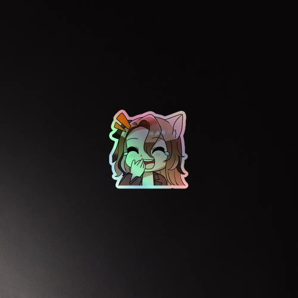 lawl emote holographic sticker product image (4)