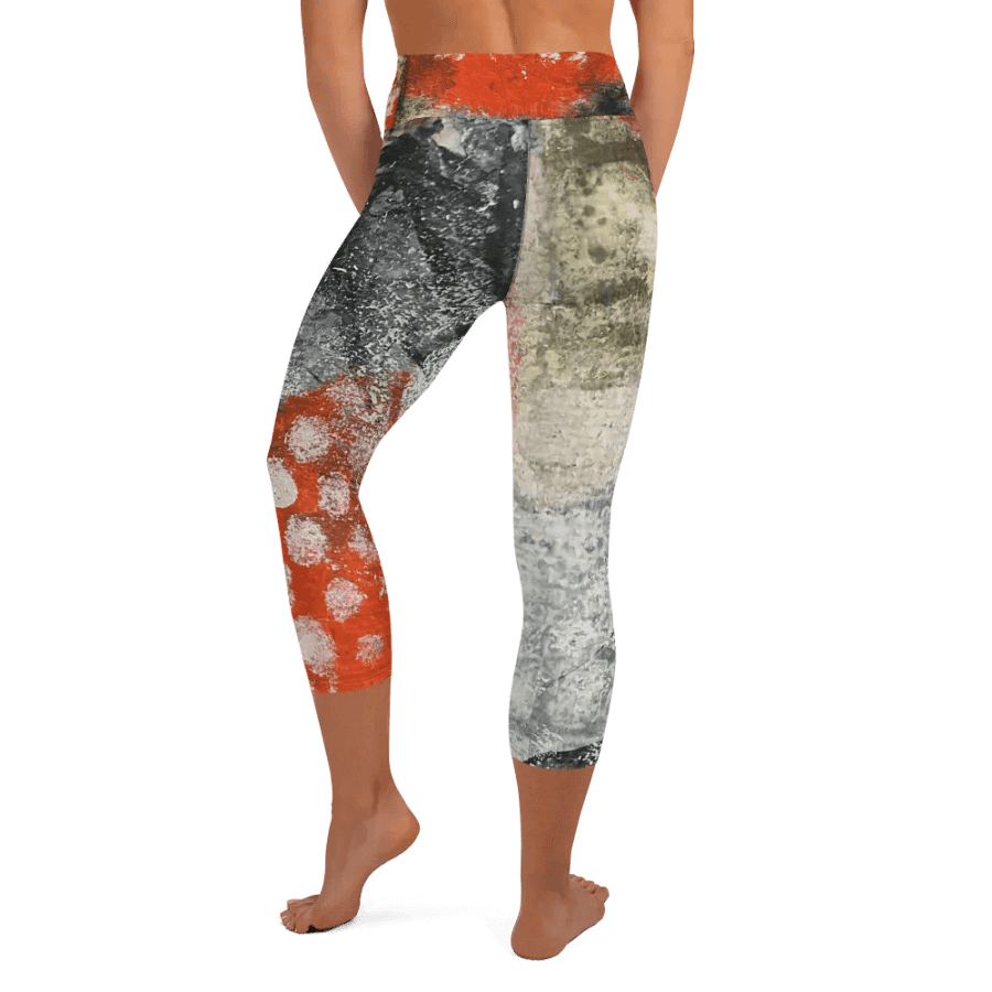 original artwork by b.reters printed on capri leggings product image (6)