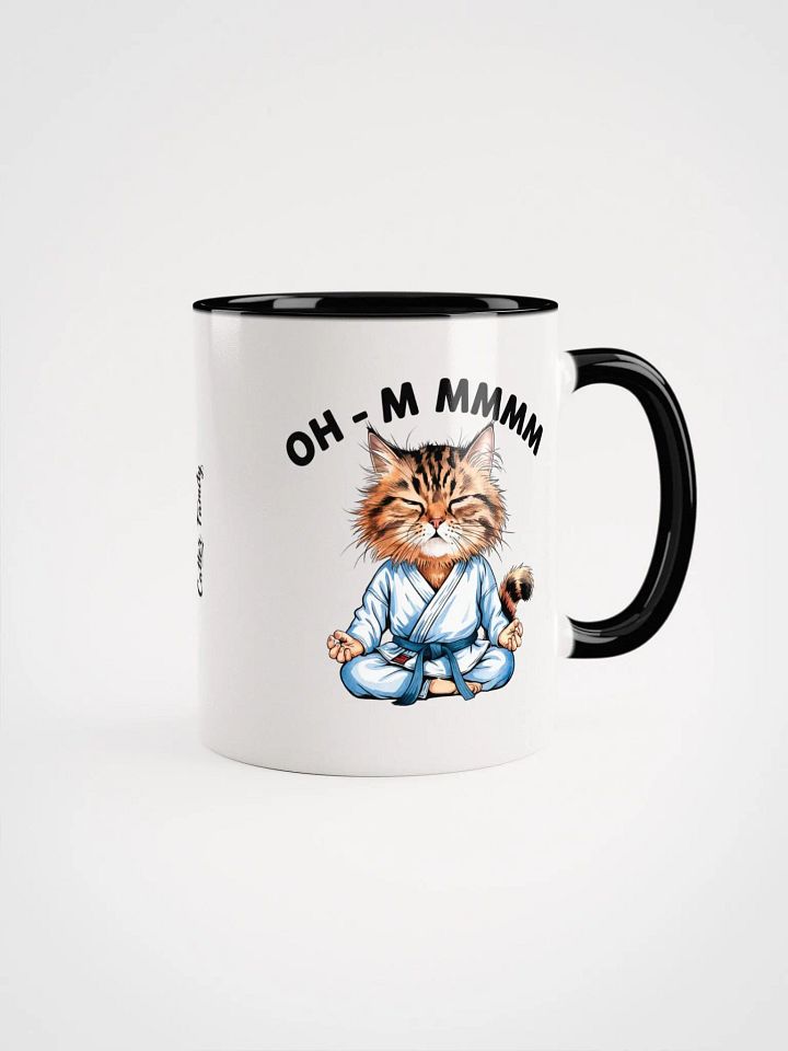 Kung-Fu Therapy Cat Coffee Mug - “Oh-Mmmm” product image (1)