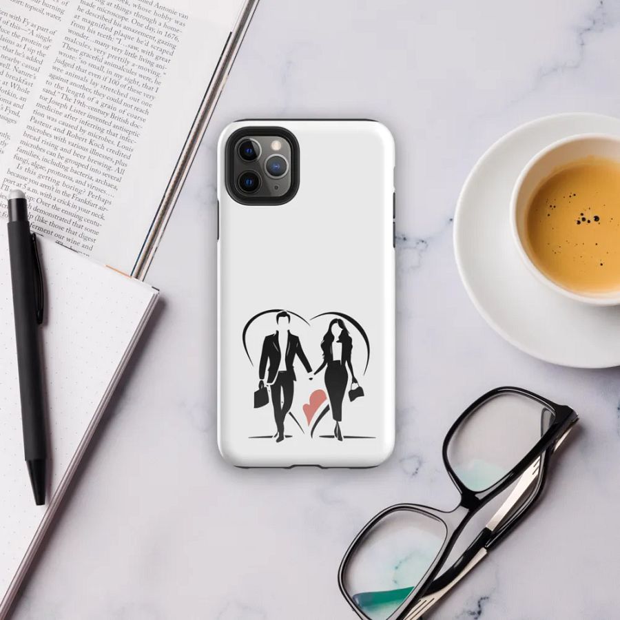 Modern Love Logo Tough Case for Iphone (White) product image (6)