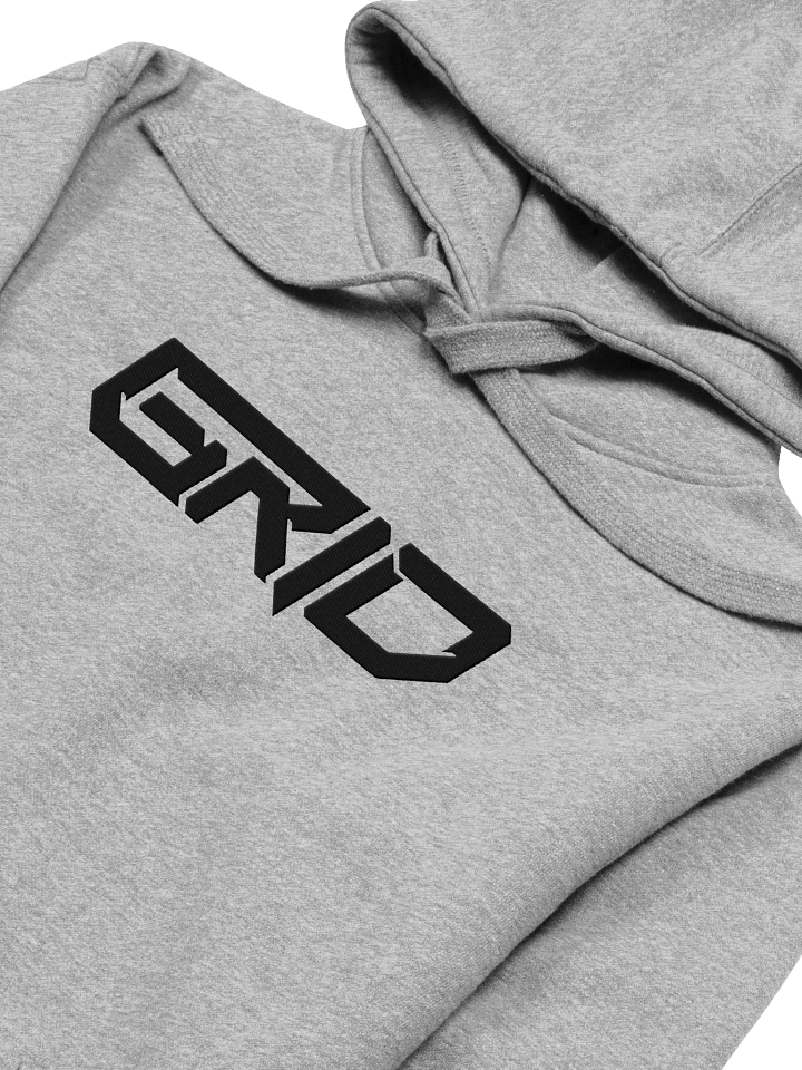 Grid Hoodie - Gray product image (2)