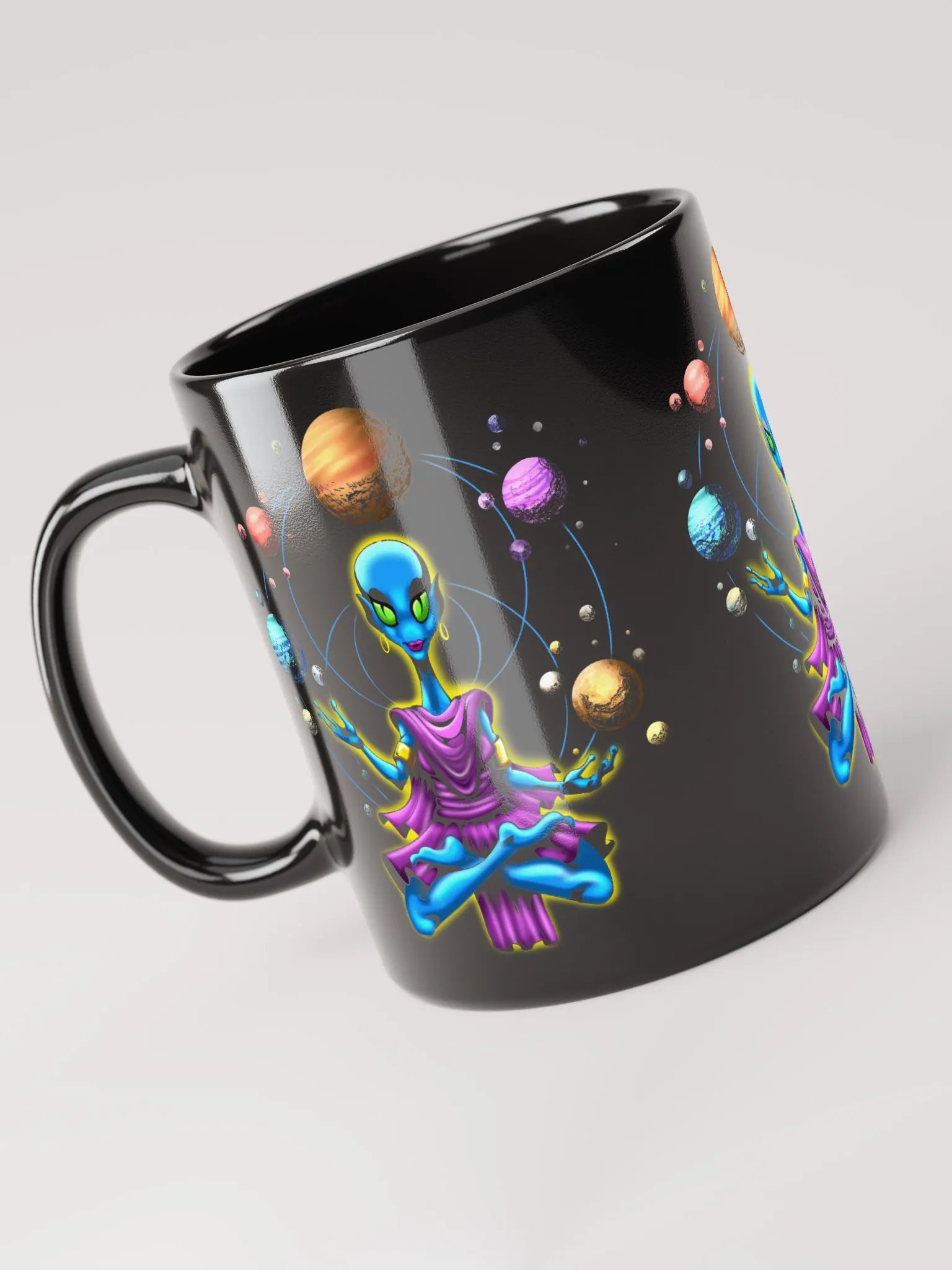Meditating Alien - Coffee Mug product image (4)