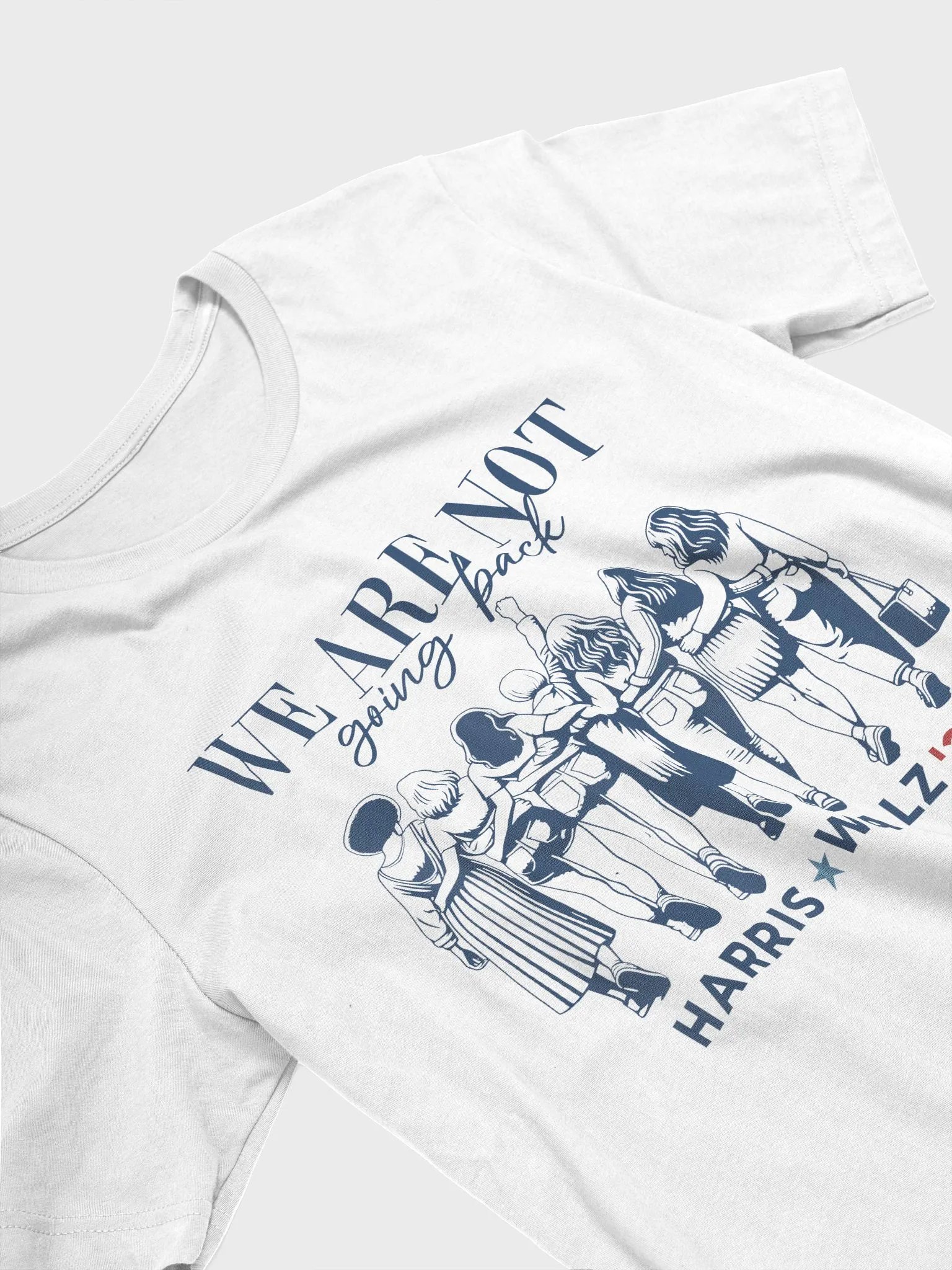 WE ARE NOT GOING BACK HARRIS WALZ 24 T-SHIRT product image (24)