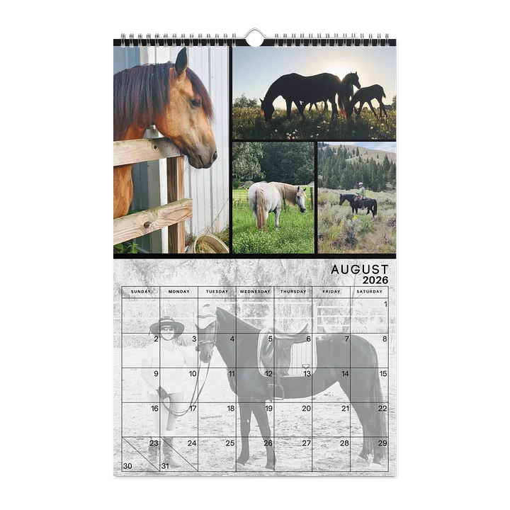 2026 Moriesian Horse Registry Calendar product image (2)