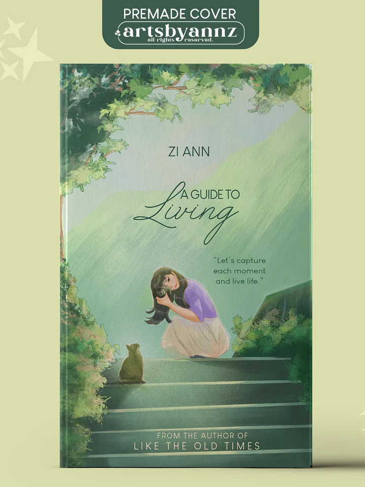 A Guide to Living: Premade Book Cover product image (1)