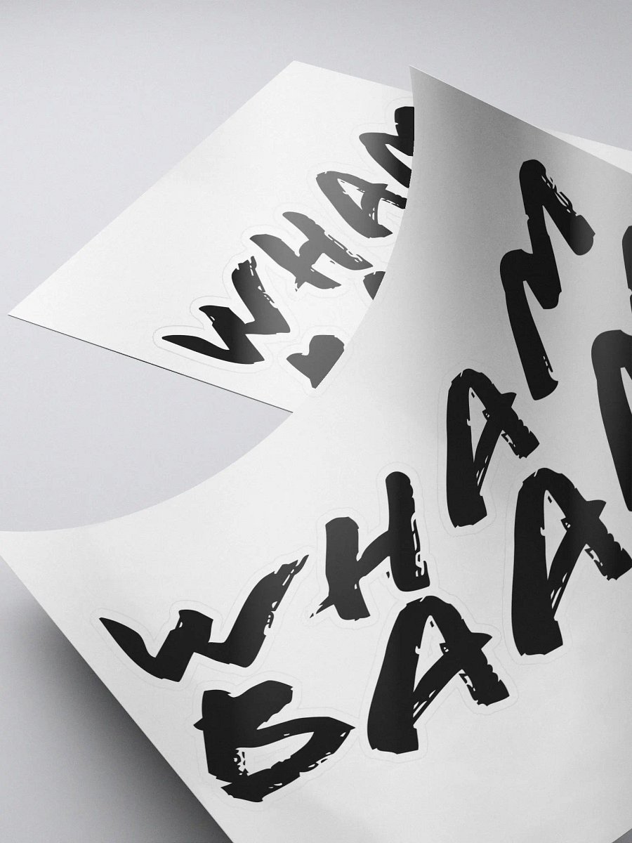 BLACK LOGO STICKER product image (4)