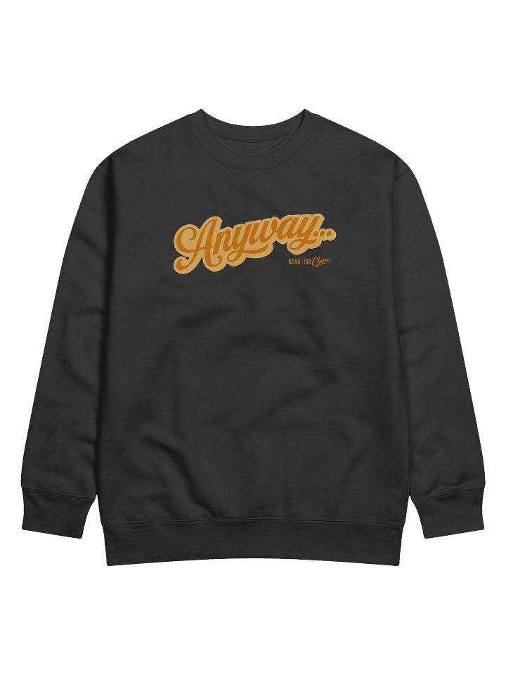 Anyway... Sweatshirt (orange solid) product image (4)
