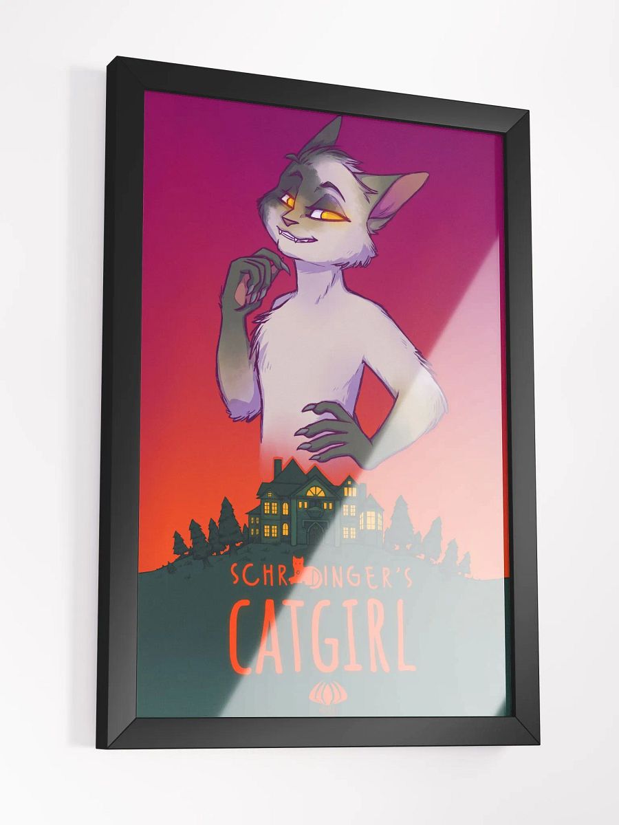 Schrodinger's Catgirl Poster: Mischief Brewing - Framed product image (3)