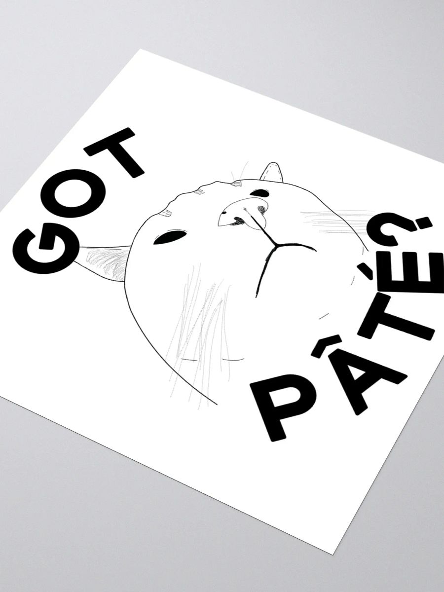 Got Pate? sticker product image (3)