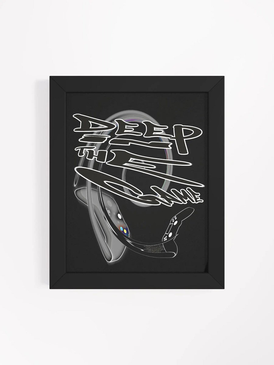 Deep In The Game - Framed - Black - High-Quality Poster product image (4)