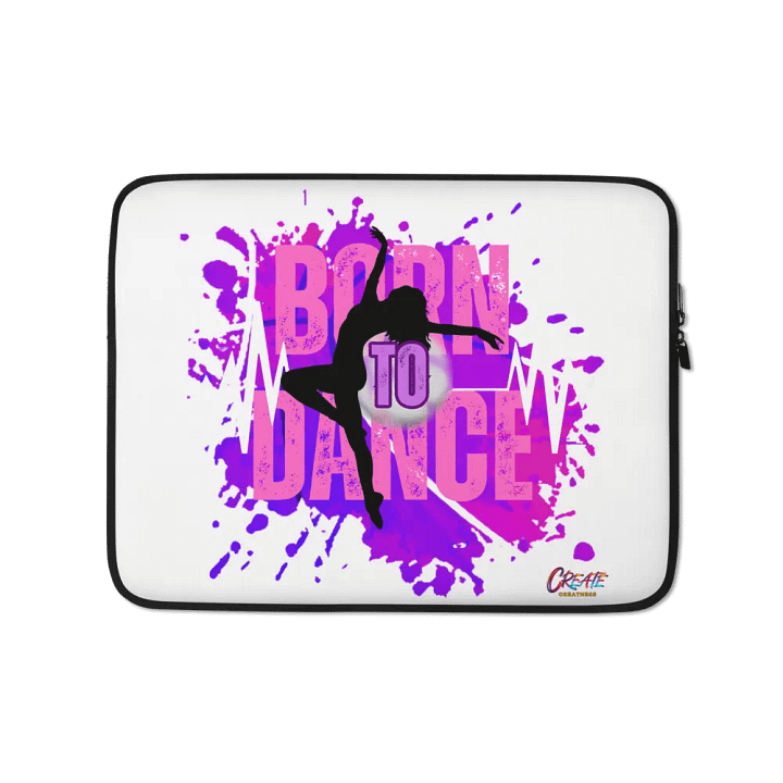 Born to Dance Inspired Her Silhouette Laptop Sleeve product image (1)