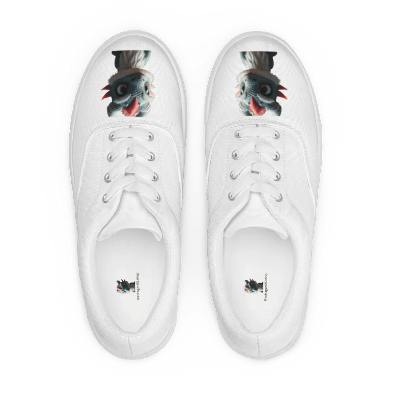 🌙 Moonlit Dragon Lace-Up Shoes — Walk with Grace