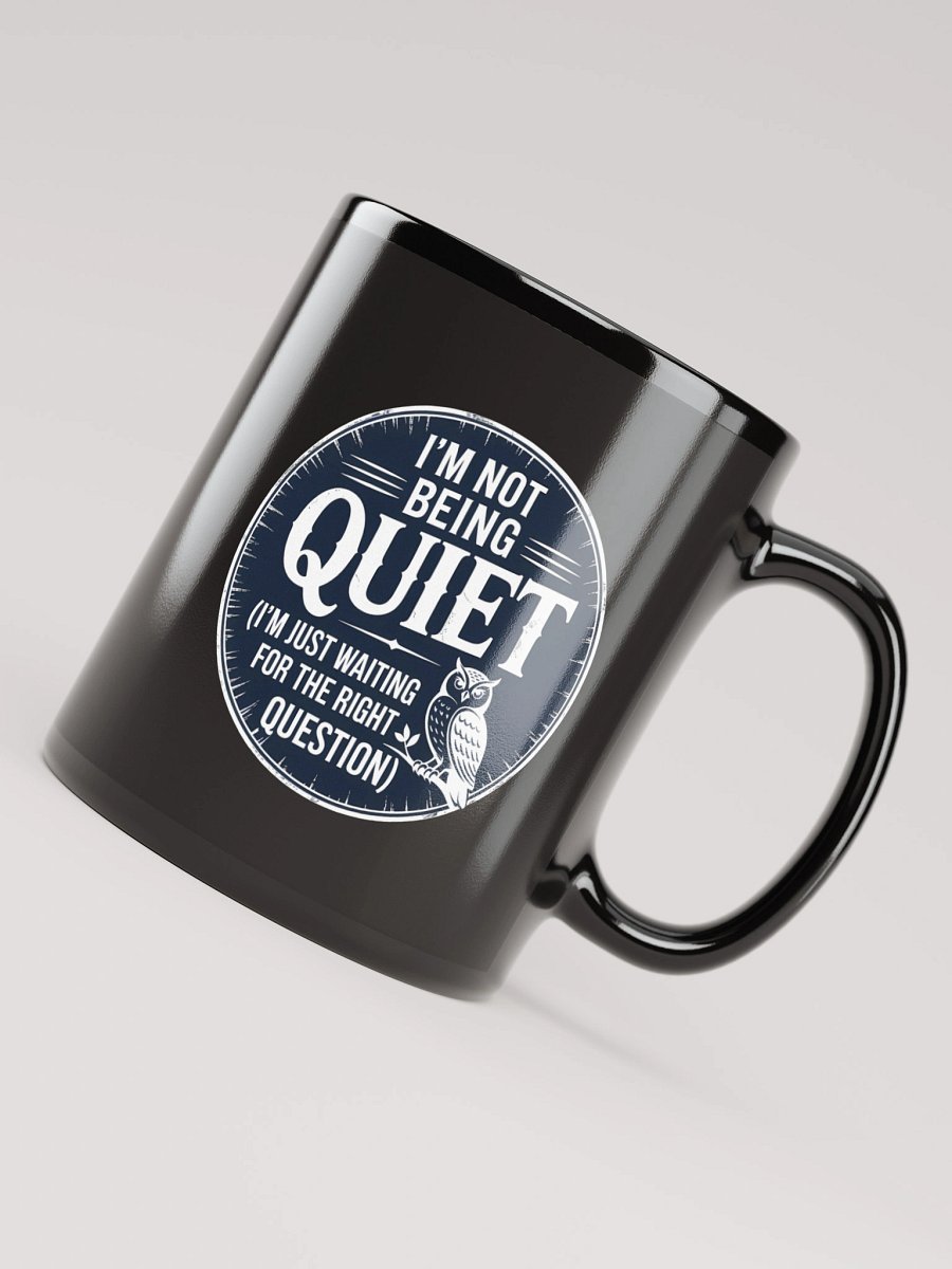 Not Being Quiet Human Design Projector Black Mug product image (4)