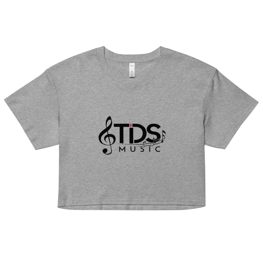 TDS Music Women's Cropped T-Shirt with Music Note Logo in Multiple Colors (XS-XL) product image (7)