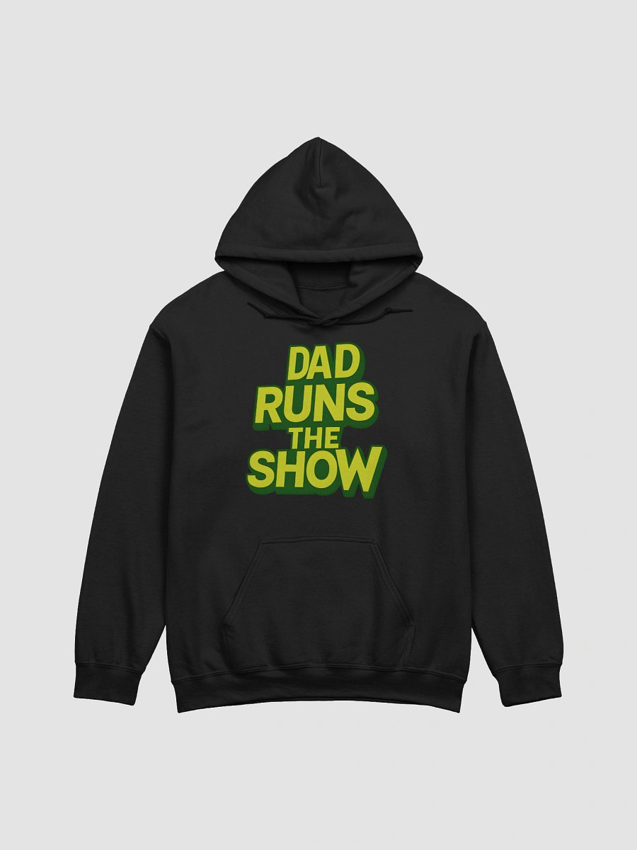 Dad Runs the Show Vintage Hoodie – Funny Graphic Sweatshirt for Men product image (1)