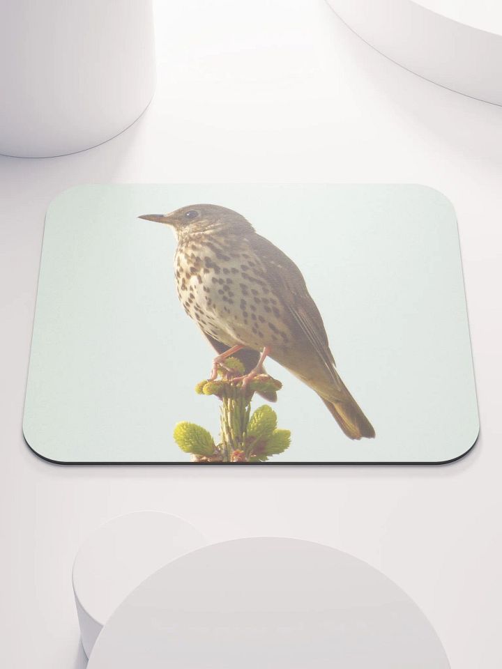 Classic Mouse Pad - The song thrush product image (1)