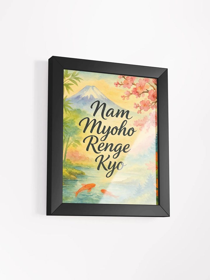 Framed Spiritual Poster with Japanese Nature Art product image (36)