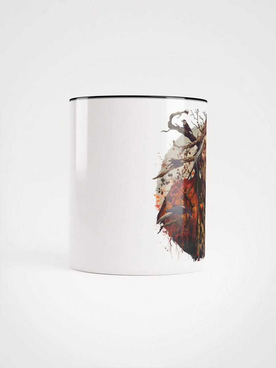 Baba Yaga - The Bad Witch of Slavic Folklore Ceramic Mug with Black Color Inside product image (9)