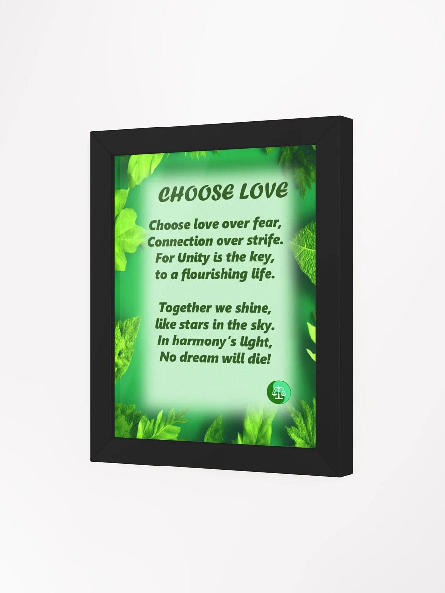 Choose Love Matte Poster product image (11)