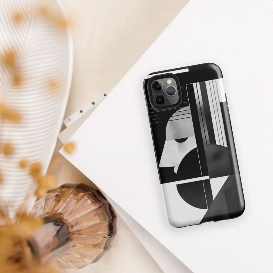 Abstract Persona 007 (Black) (Iphone Tough Case) product image (5)