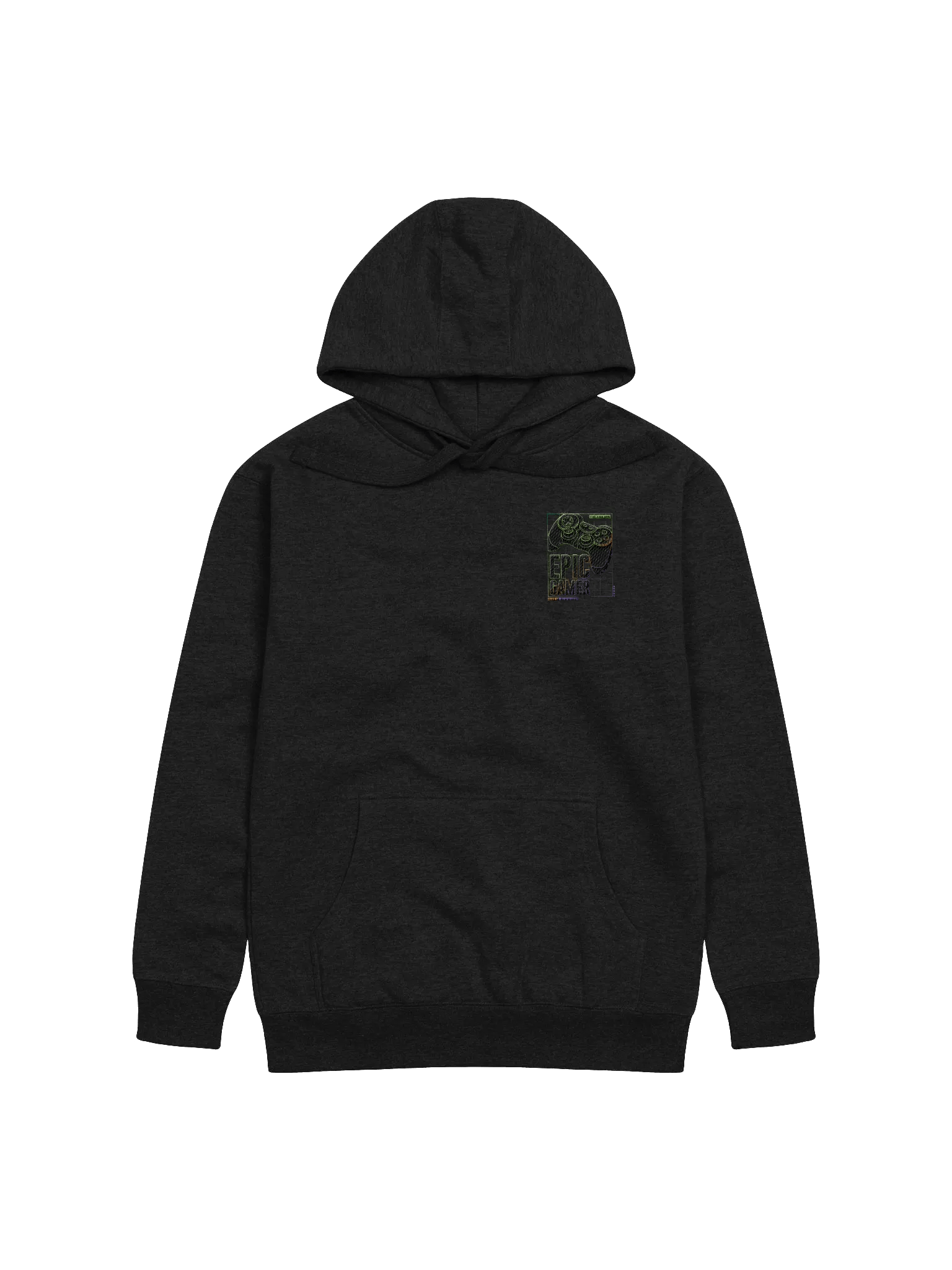 Epic Gamer Left Embroidered Hoodie product image (1)
