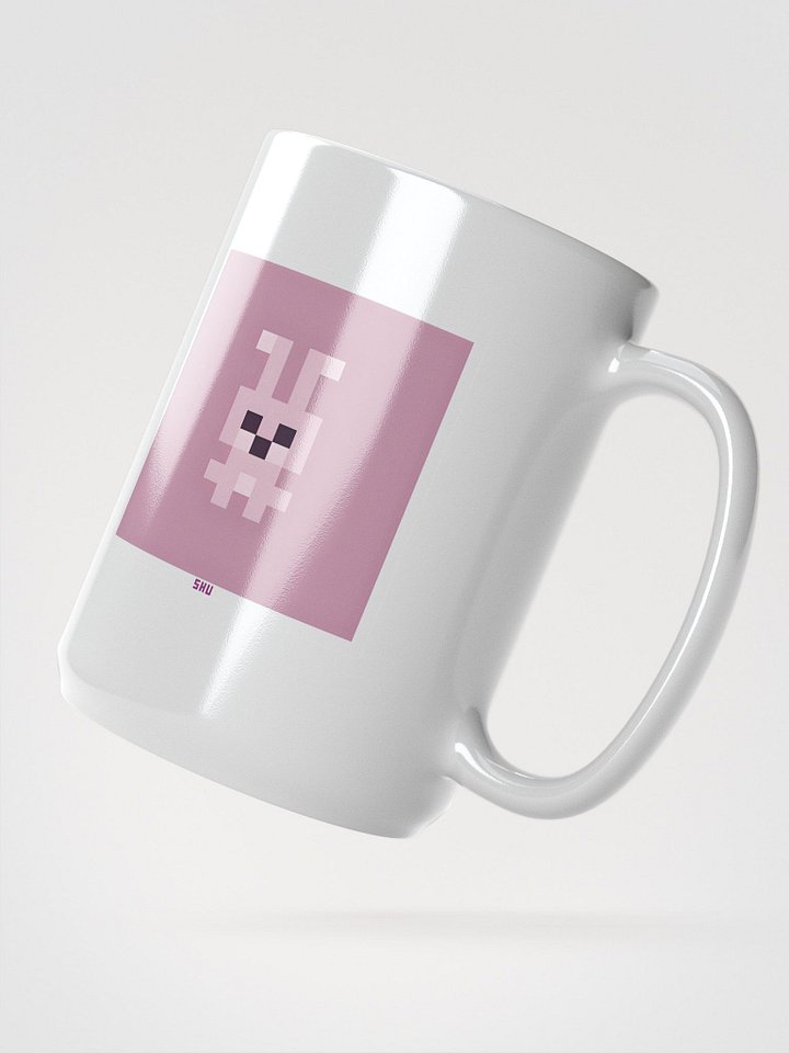 AR Shu Rabbit Pixel Glossy Mug 15 oz product image (2)