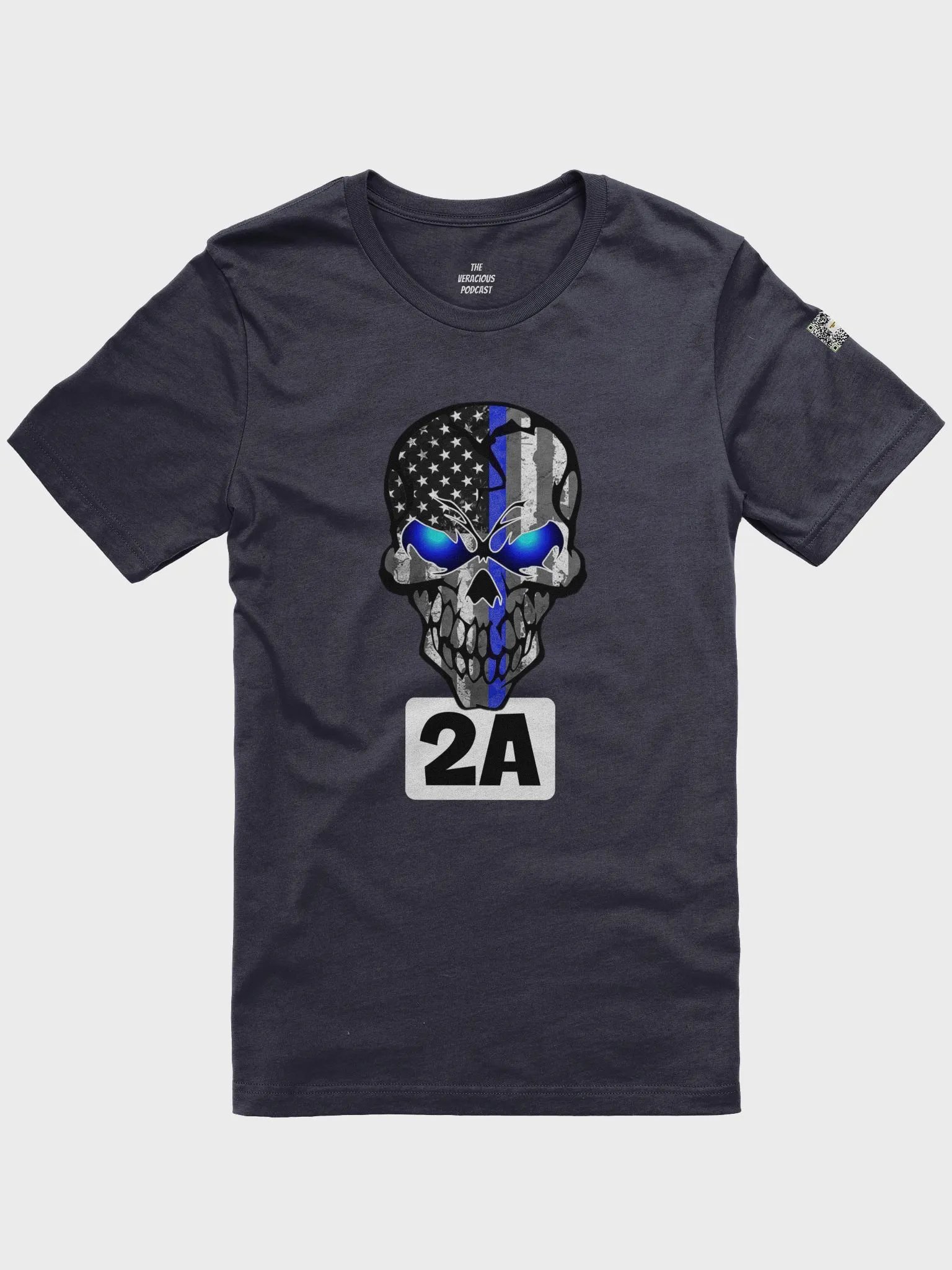 Thin Blue Line 2nd Amendment #2 Supersoft T-Shirt product image (1)
