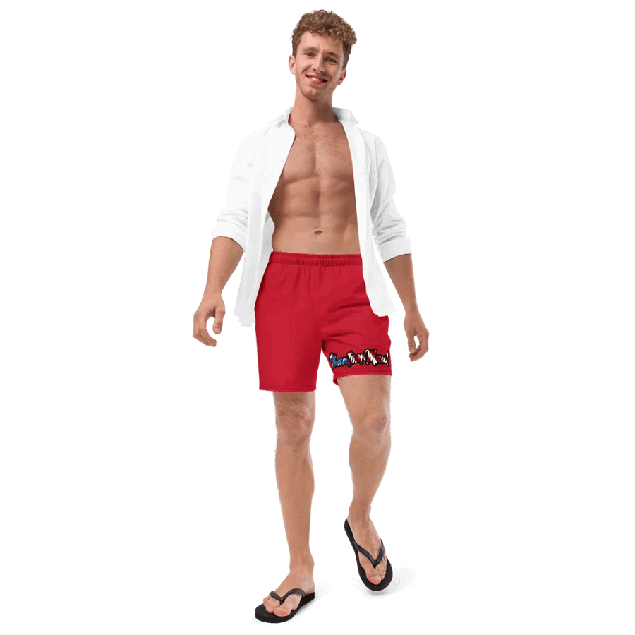 'PhantomMaul' USA Lettering Swim Trunks product image (11)