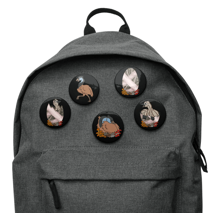 RAWR Earthen Pins - Large Black product image (2)