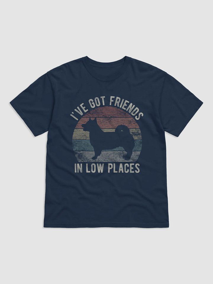 I've Got Friends in Low Places Swedish Vallhund Tee | Funny Vintage-Style Shirt for Swedish Vallhund Owners product image (12)