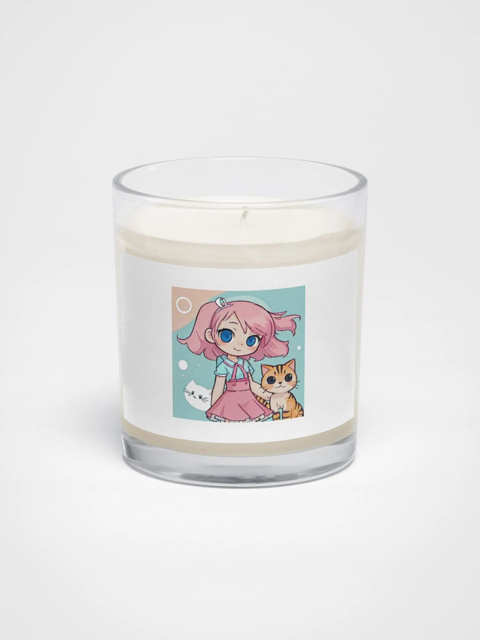 Whimsical Anime Girl Soy Wax Candle product image (1)