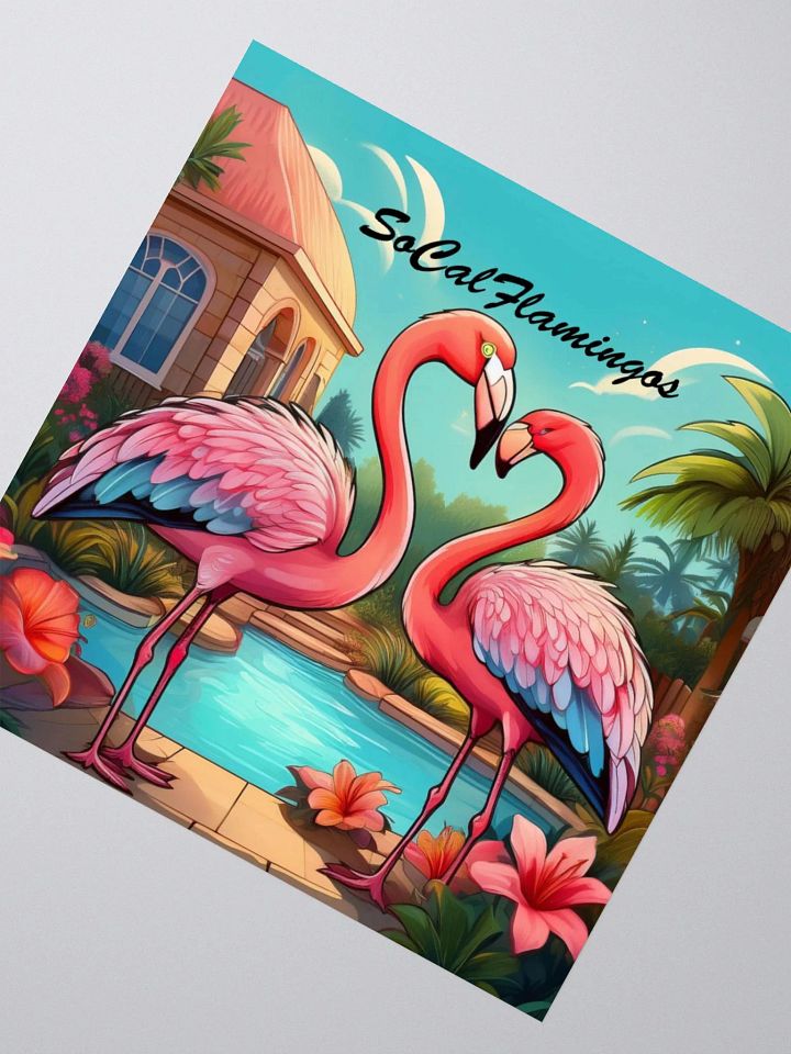SoCalFlamingos Sticker product image (1)