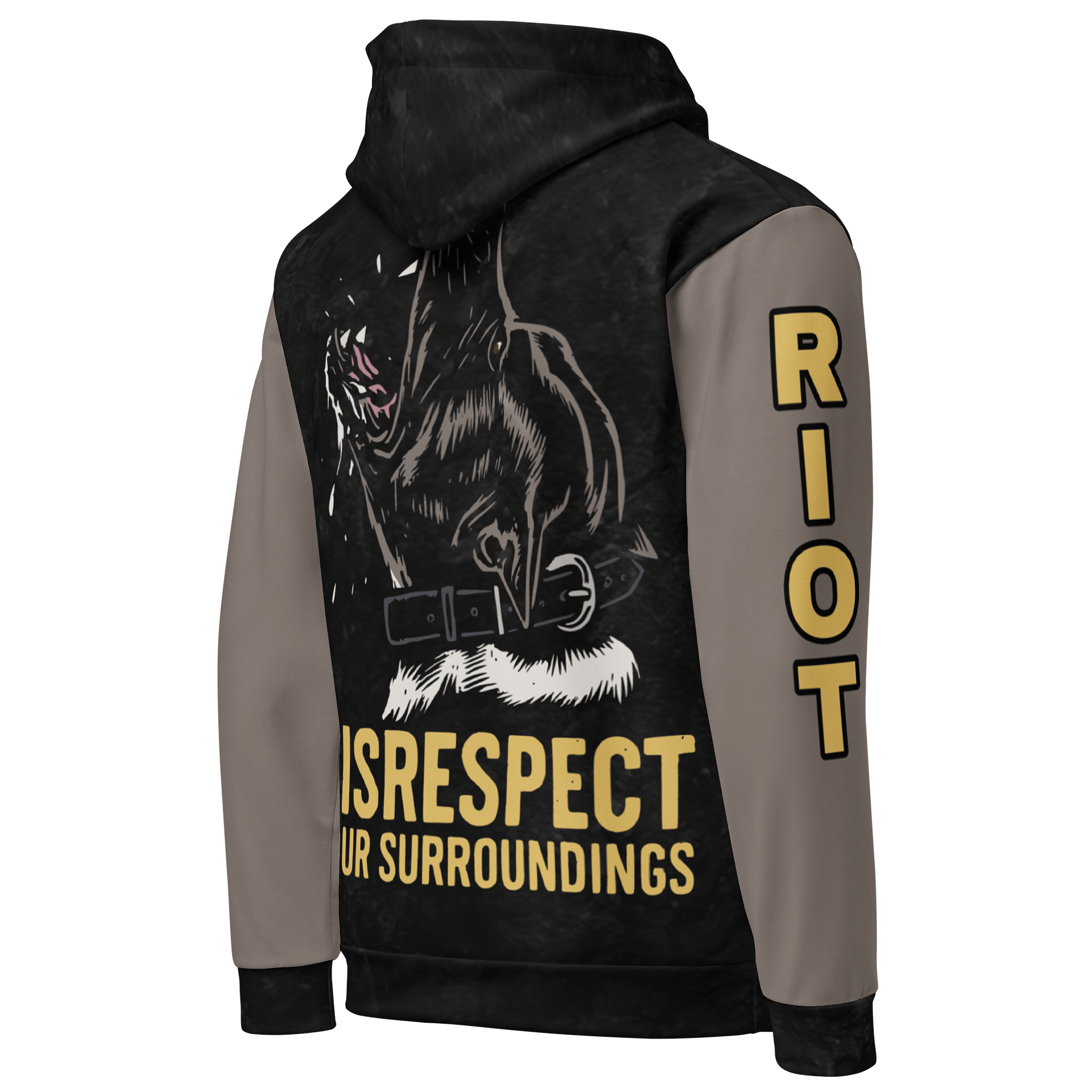 DISRESPECT Simple- Premium Adult Unisex All Over Print Hoodie product image (5)