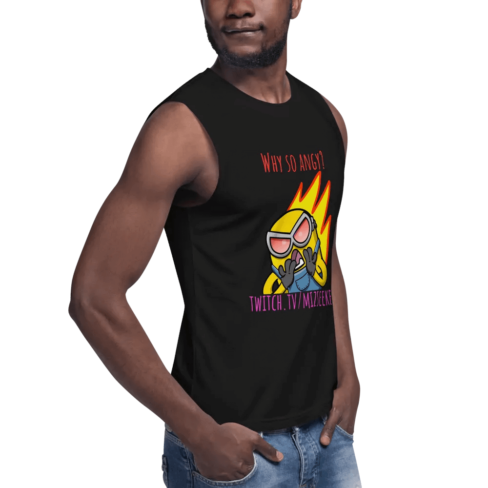 Men's Why So Angy Muscle Tank product image (9)