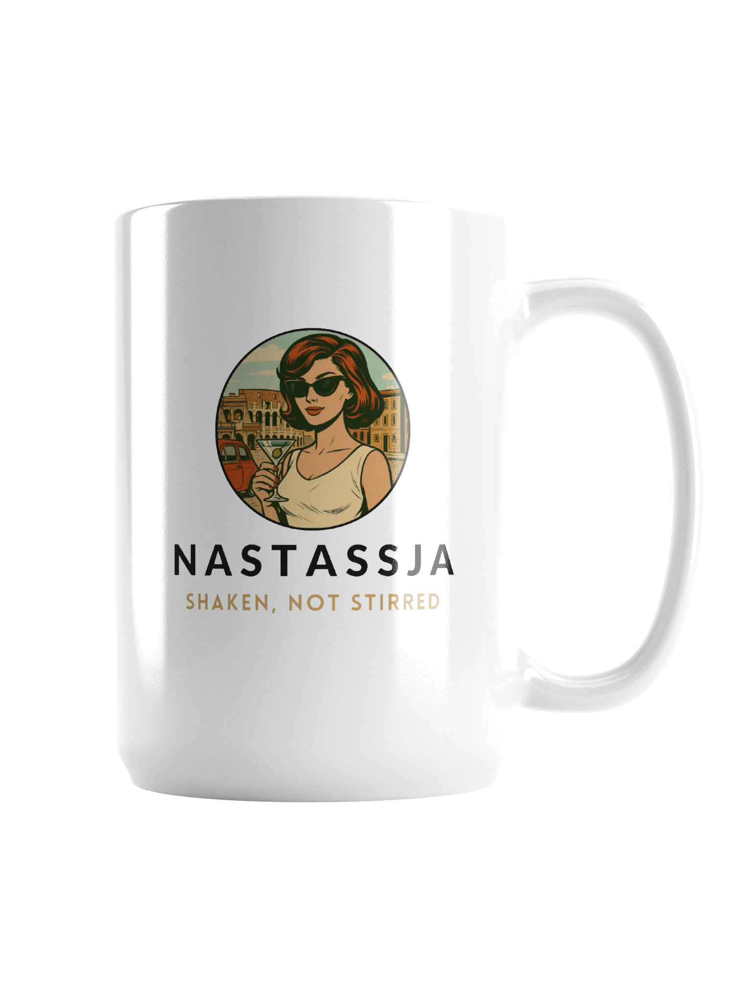 ☕ Nastassja “Shaken, Not Stirred” Mug product image (4)