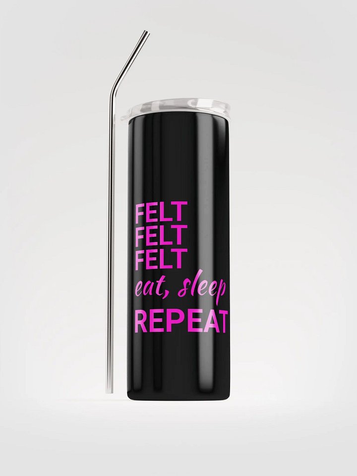 Felt Felt Felt Stainless Steel Skinny Tumbler and Straw product image (1)