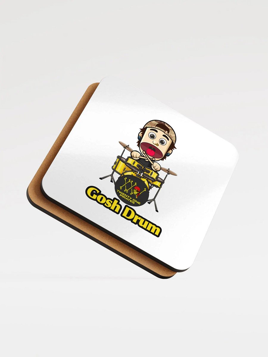 Gosh Drum Glossed Cork Coaster product image (5)